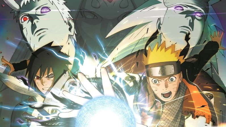 Hình nền Naruto và Jiraiya thầy trò cùng luyện tập