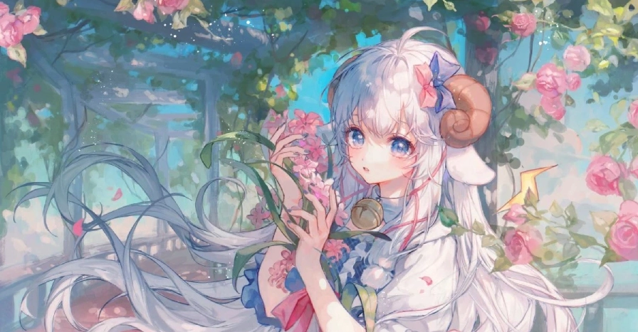 Background anime nữ sinh trong bộ đồng phục học sinh Nhật Bản