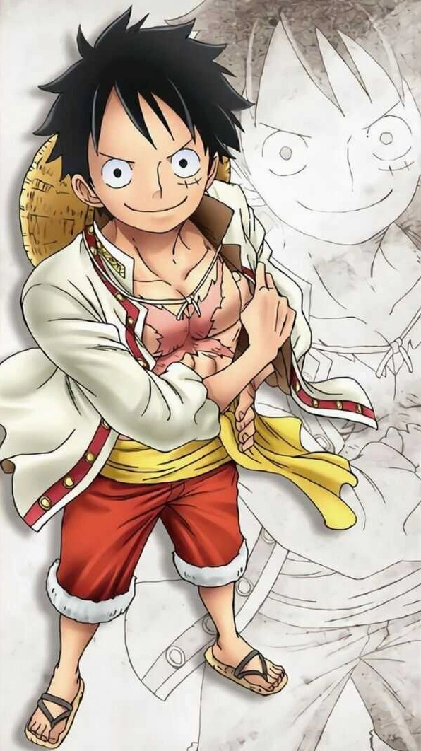 Hình nền One Piece 1080p với nhân vật Luffy đang sử dụng tuyệt kỹ của mình.